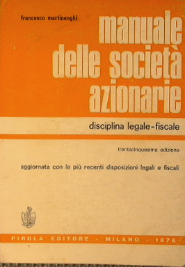 Manuale delle Società azionarie.