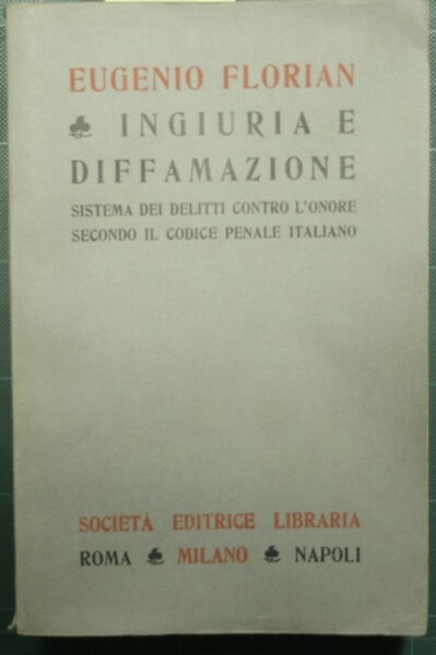 Ingiuria e diffamazione
