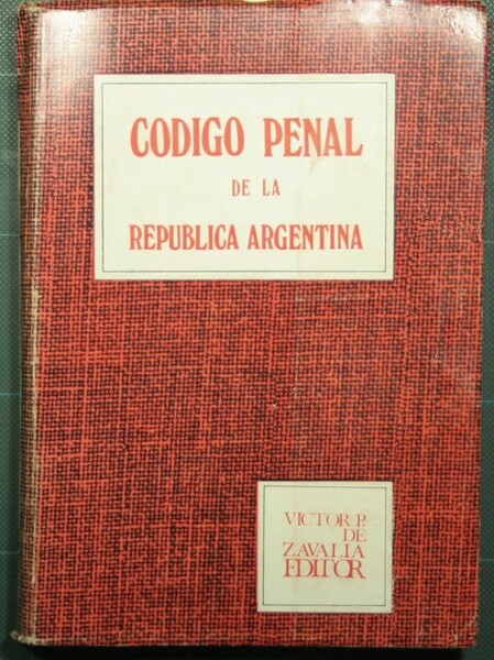 Codigo penal de la Republica Argentina