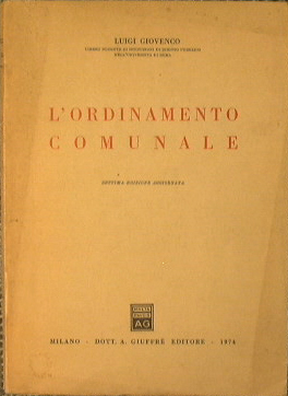 L'ordinamento comunale.