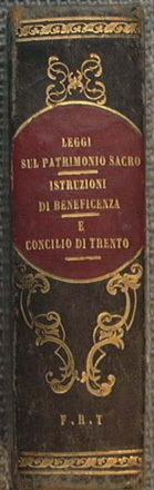 Trattato sulla Costituzione del Patrimonio Sacro di Chiarelli Archelao + …