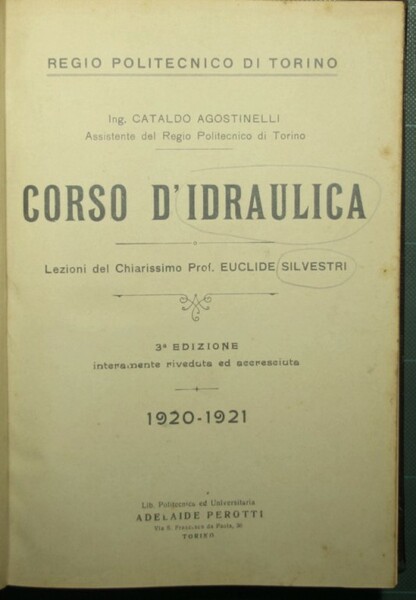 Corso d'idraulica