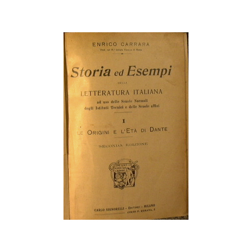 Storia ed esempi della letteratura italiana