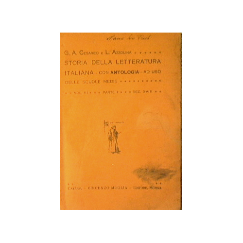 Storia della letteratura italiana