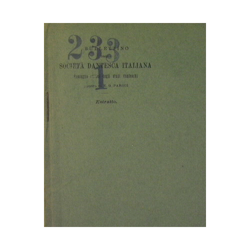 Rassegna critica degli studi danteschi