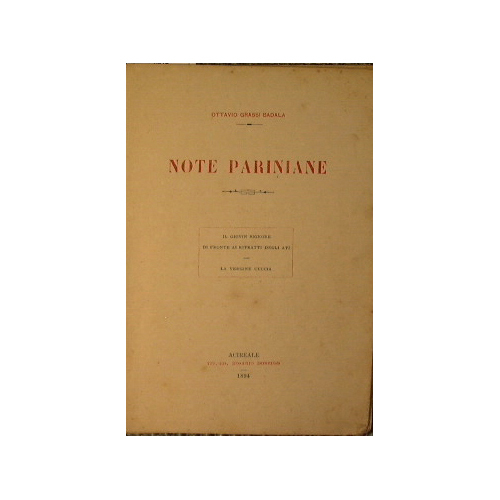 Note Pariniane
