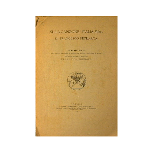 Su la canzone 'Italia Mia'