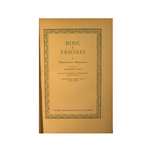 Rime e trionfi