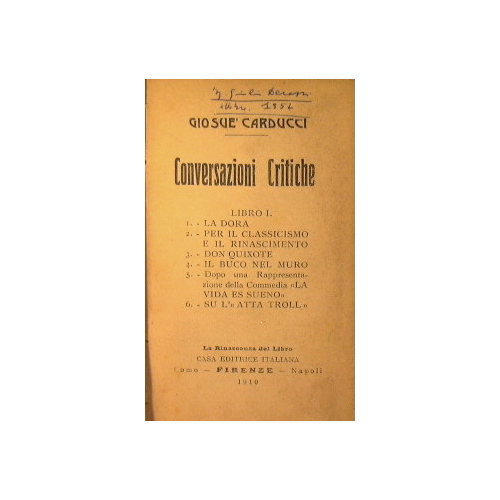 Conversazioni critiche