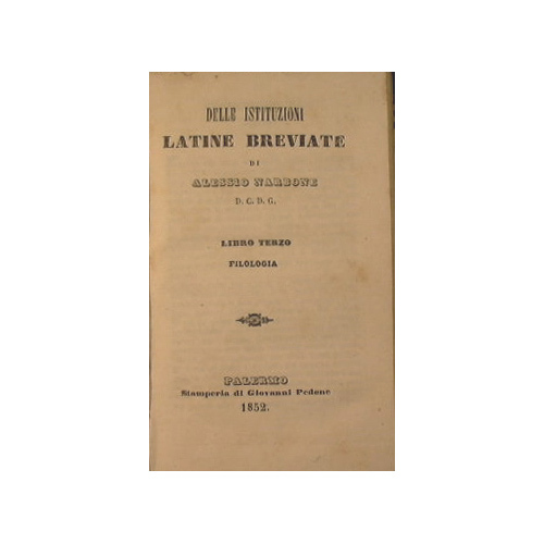 Delle Istituzioni latine breviate