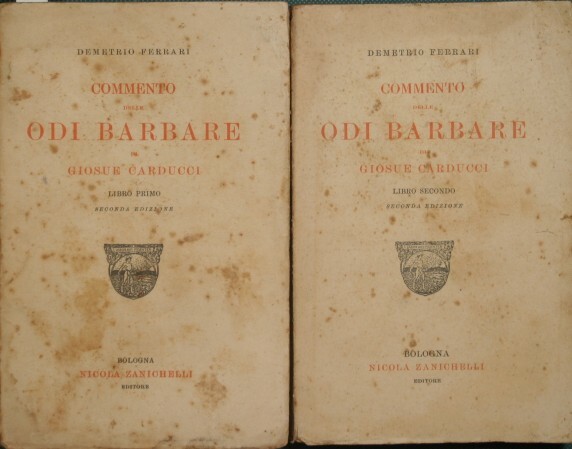 Commento delle Odi Barbare di Giosuè Carducci