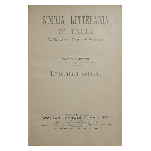 Letteratura Romana