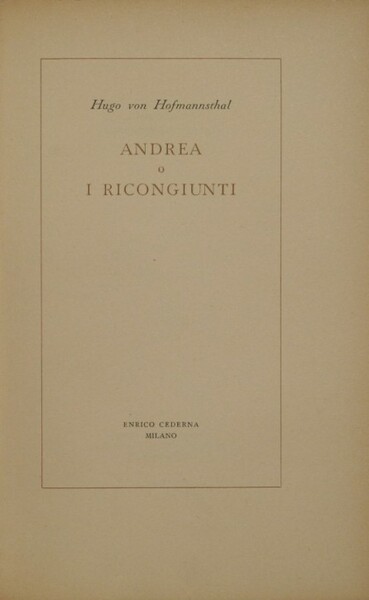 Andrea o I ricongiunti