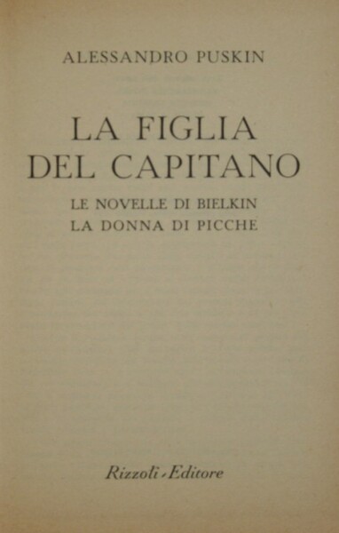 La figlia del capitano