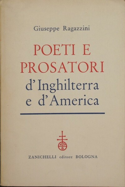 Poeti e prosatori d'Inghilterra e d'America