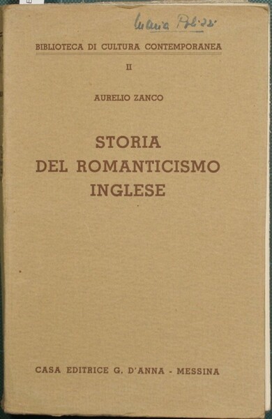 Storia del Romanticismo inglese