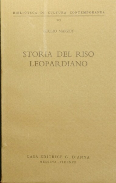 Storia del riso leopardiano