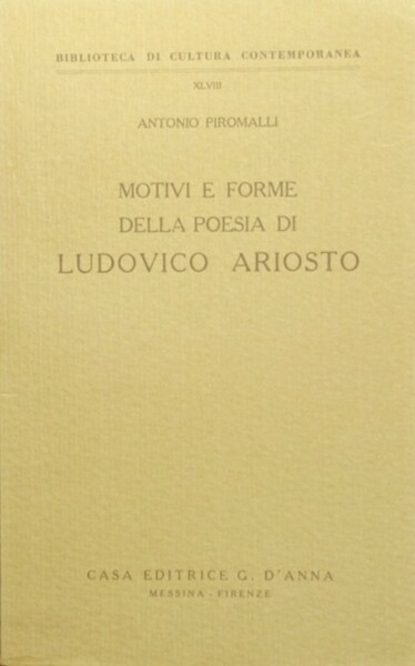 Motivi e forme della poesia di Ludovico Ariosto