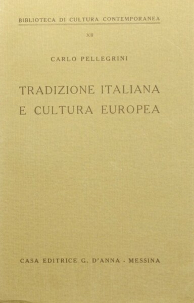 Tradizione italiana e cultura europea