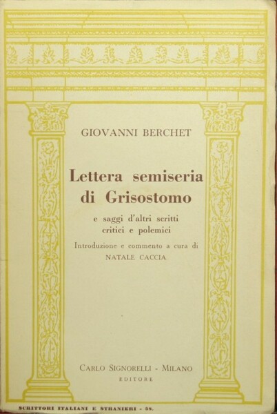 Lettera semiseria di Grisostomo