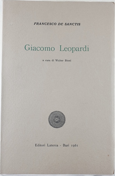 La letteratura italiana nel secolo XIX. Vol. III - Giacomo …