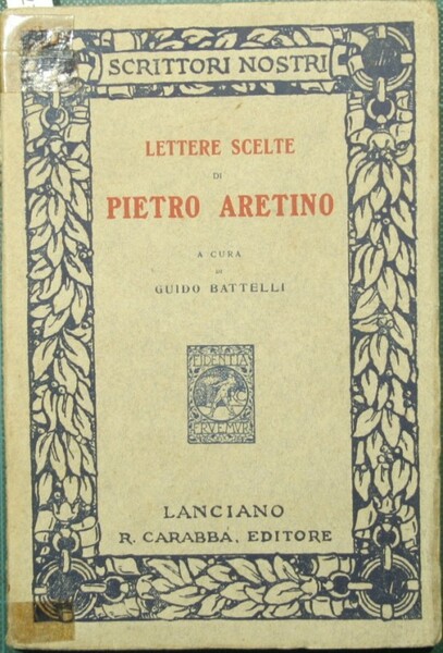 Lettere scelte di Pietro Aretino