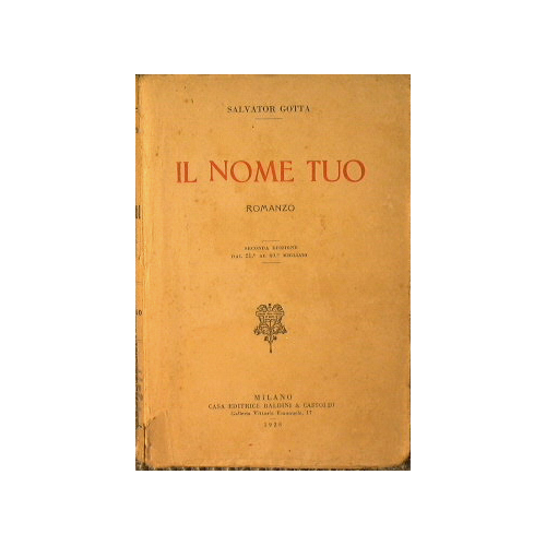 Il nome tuo