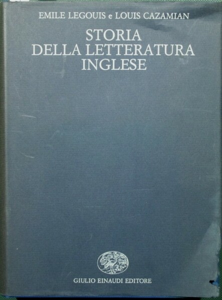 Storia della letteratura inglese