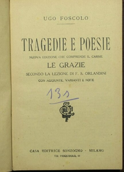 Tragedie e poesie