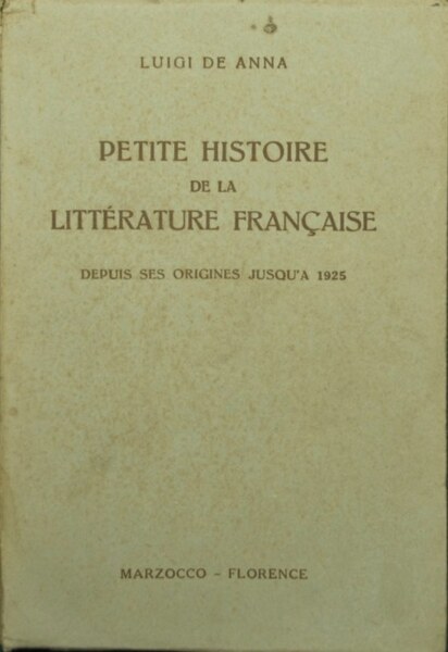 Petite histoire de la litterature francaise