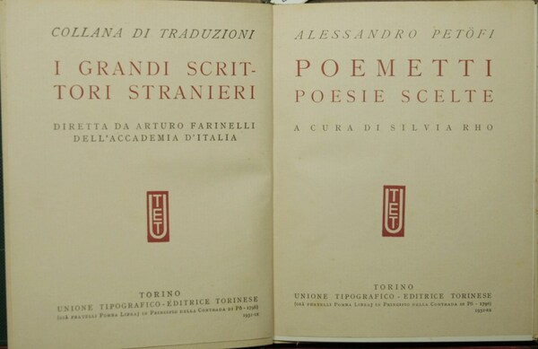 Poemetti. Poesie scelte