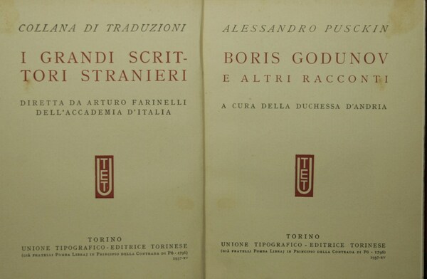 Boris Godunov e altri racconti