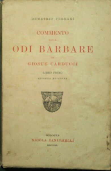 Commento delle Odi barbare di Giosue Carducci