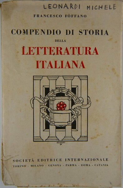 Compendio di storia della letteratura italiana