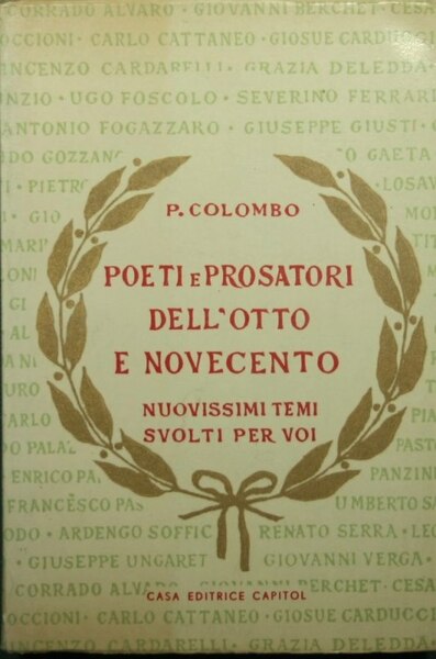 Nuovissimi temi sui poeti e prosatori dell'Otto e Novecento