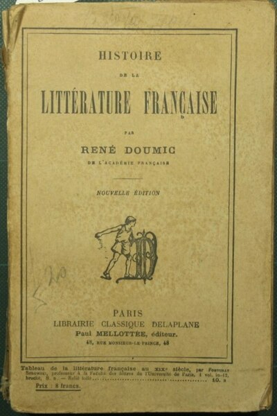 Histoire de la litterature francaise