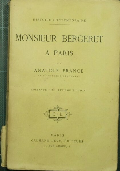 Monsieur Bergeret a Paris