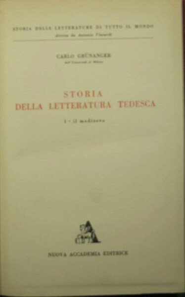 Storia della letteratura tedesca - Il Medioevo