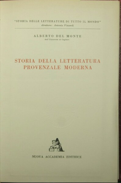 Storia della letteratura provenzale moderna