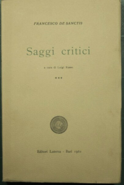 Saggi critici - Vol. III