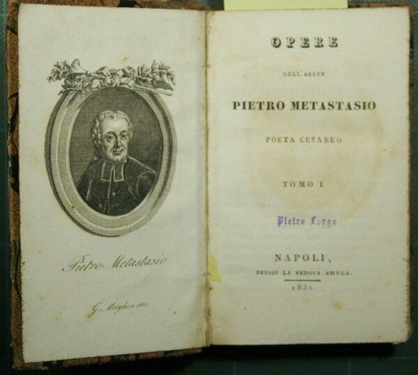 Opere dell'Abate Pietro Metastasio poeta cesareo