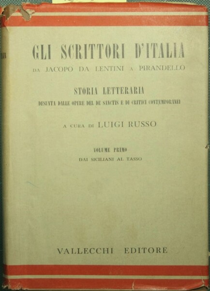 Gli scrittori d'Italia da Jacopo da Lentini a Pirandello - …