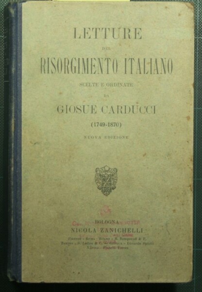 Letture del Risorgimento italiano