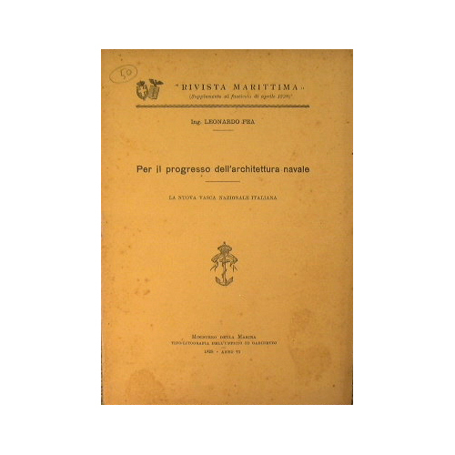 Per il progresso dell'architettura navale