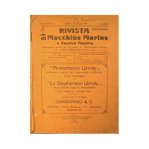 Rivista di macchine marine e tecnica nautica