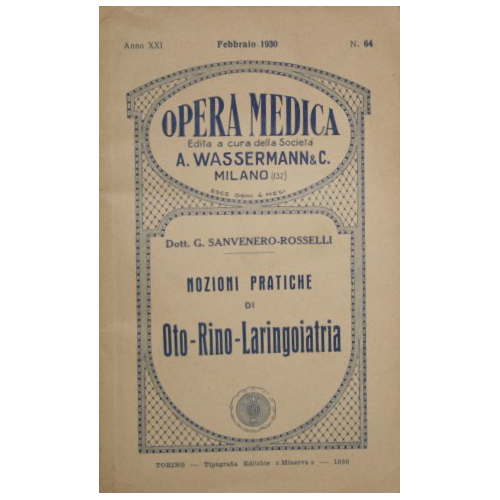 Nozioni pratiche di oto - rino - laringoiatria
