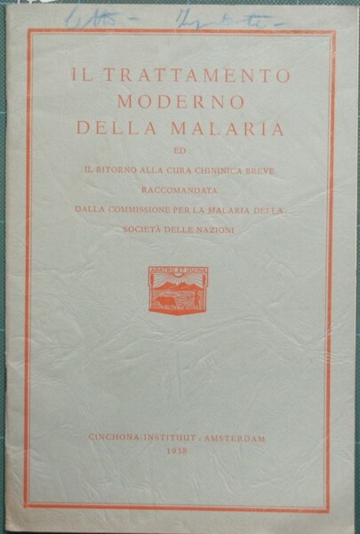 Il trattamento moderno della malaria ed il ritorno alla cura …
