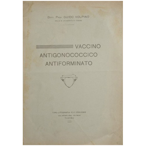 Vaccino antigonococcico antiforminato