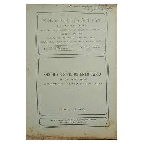 Occhio e sifilide ereditaria