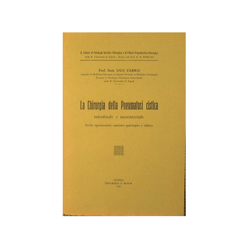 La chirurgia della pneumatosi cistica intestinale e mesenteriale